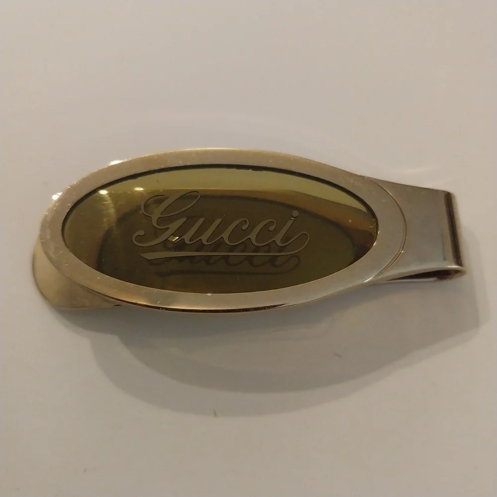 Gucci gold Money Clip